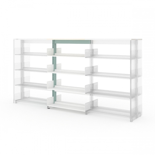 베스툴 LIBRO 목재 복식 4단 애더 서가대