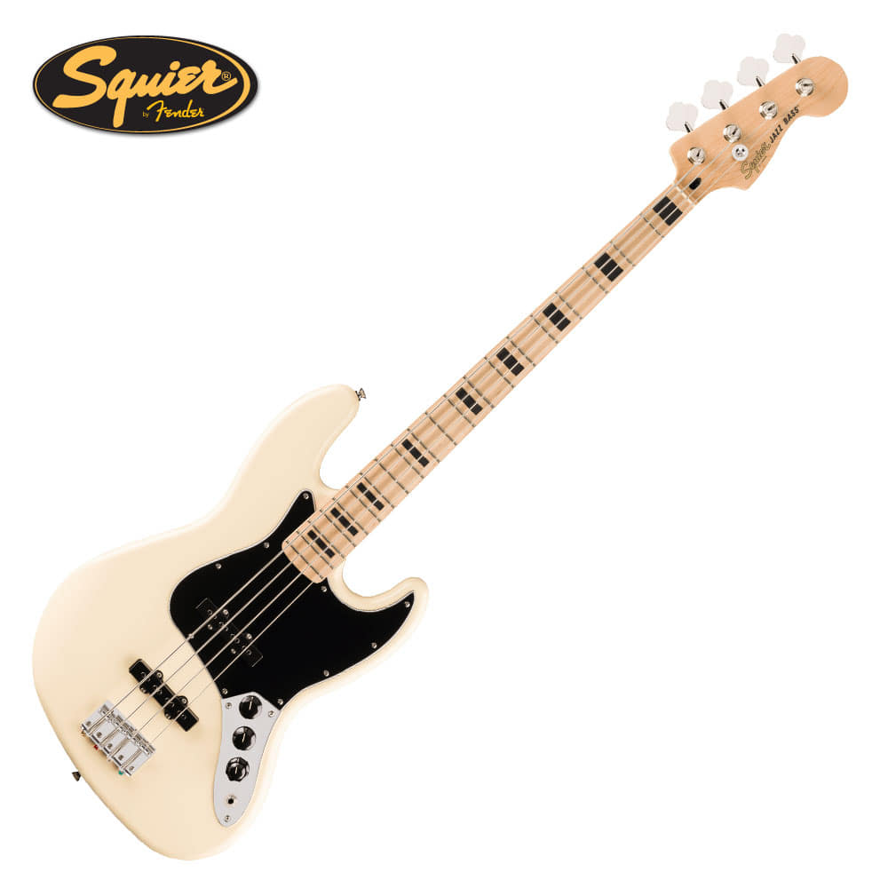 Squier 스콰이어 베이스기타 Affinity Active Jazz Bass MN Olympic White (037-8703-505)