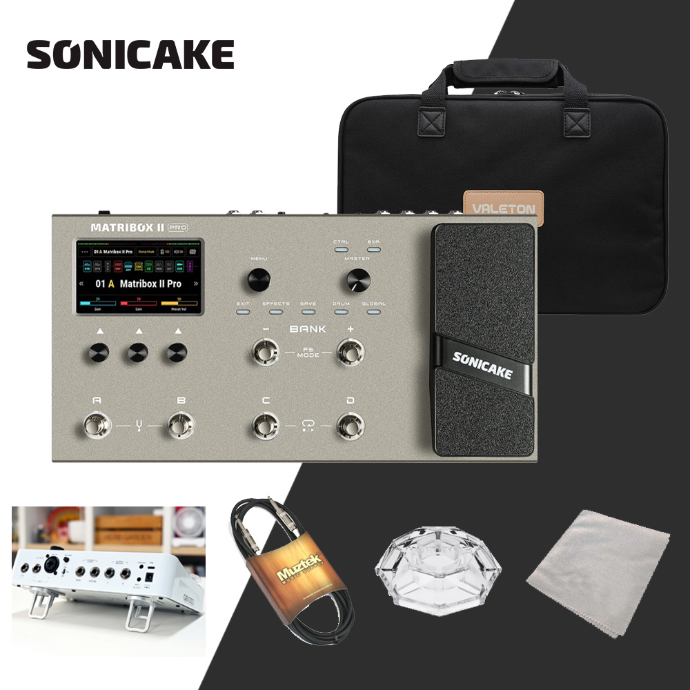 케이스 포함 총7만원 상당 필수 아이템 증정!!Sonicake Matribox II Pro / 멀티이펙터 프로세서 QME-200 (어댑터 포함)