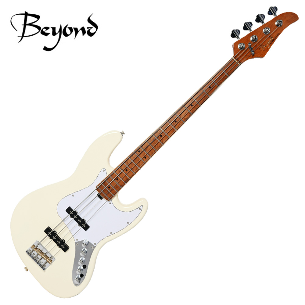 비욘드 액티브 베이스 출시!! Beyond 비욘드 베이스기타 Modern Jazz Bass Standard-Deluxe Olympic White (M)