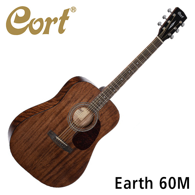 Cort [새학기세일 쿠폰] 현존하는 최저가 탑솔리드!!!   콜트기타 Cort 통기타 Earth60M Open Pore
