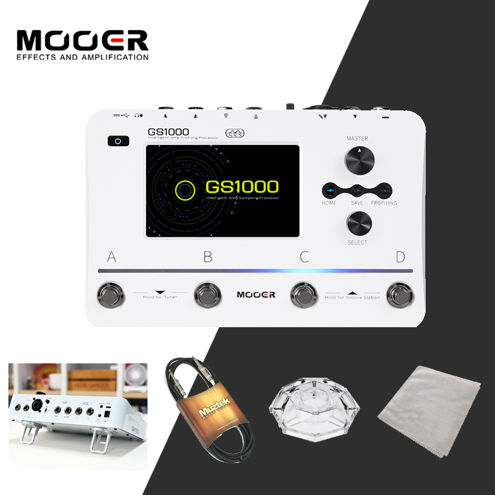 총4만원 상당 필수 아이템 증정!!MOOER AUDIO 무어오디오 기타 멀티이펙터 GS1000