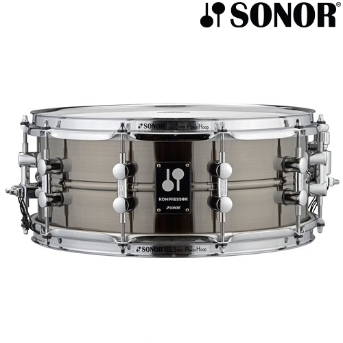 Sonor Kompressor 스네어드럼 14 x 5.75 Brass Black Nickel Plated 17710301