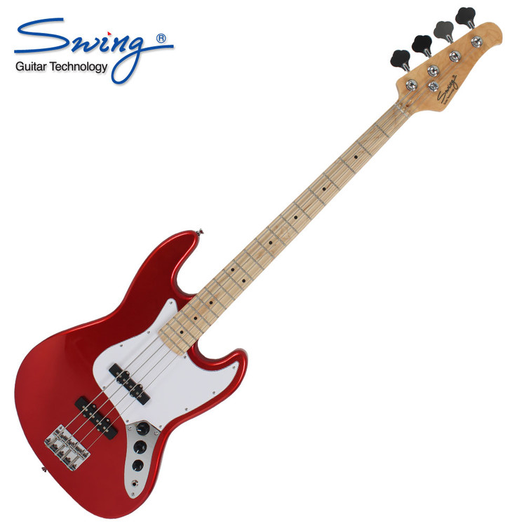 Swing [새학기세일] 기타 사면 앰프가 백원!! Swing 스윙 베이스기타 Jazz King Metallic Red (M)
