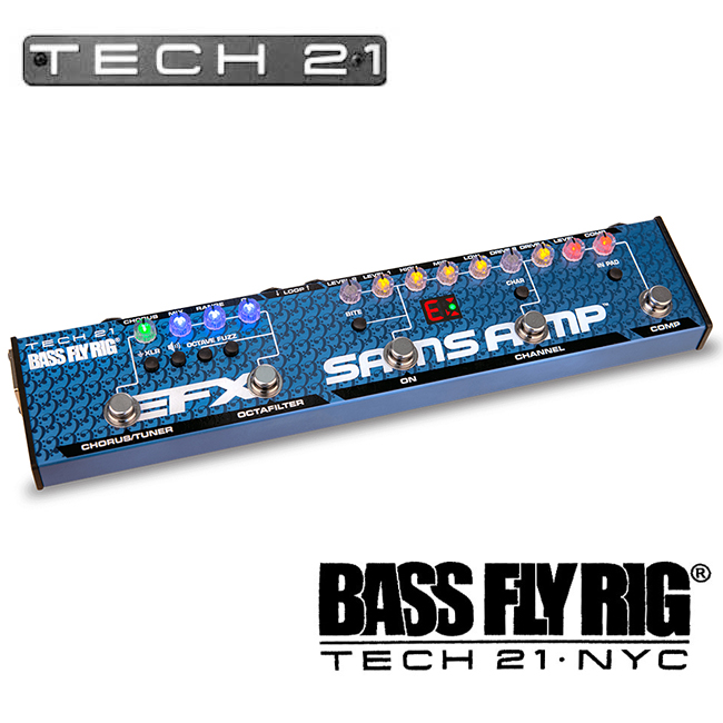 Tech21 베이스 멀티이펙터 플라이릭 Bass Fly Rig (V2)