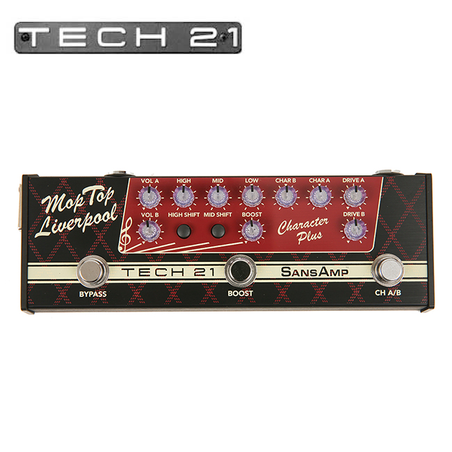 Tech21 산스앰프 SansAmp Mop Top Liverpool 아날로그 앰프시뮬+스톰프박스