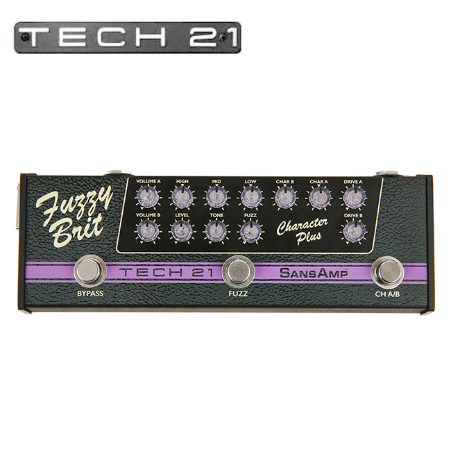 Tech21 산스앰프 SansAmp Fuzzy Brit 아날로그 앰프시뮬+스톰프박스