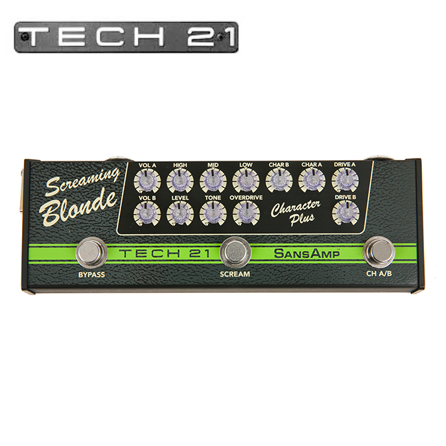 Tech21 산스앰프 산스앰프 SansAmp Screaming Blonde 아날로그 앰프시뮬+스톰프박스