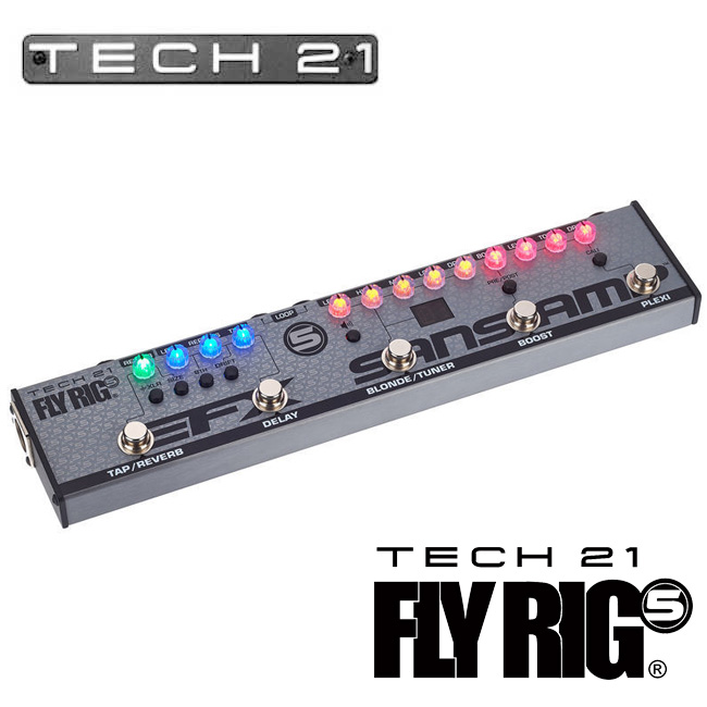 Tech21 아날로그 멀티이펙터 플라이릭 Fly Rig 5 (V2) 어댑터 포함