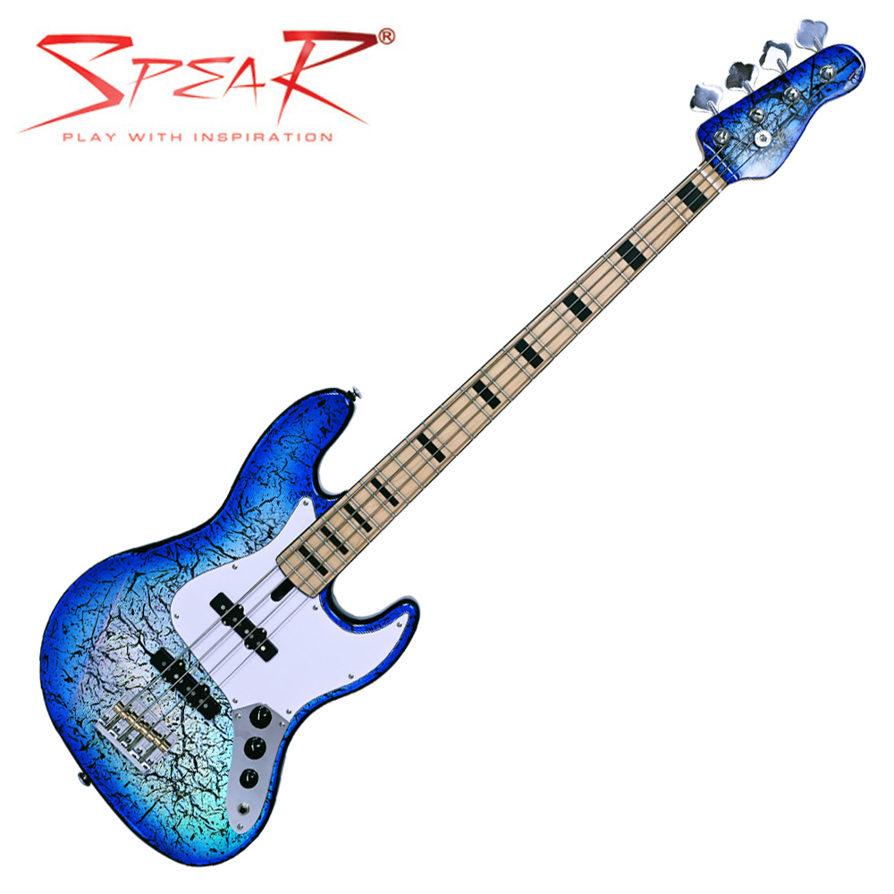 Blue Microphones [2025] 스피어 Spear SAJ-250 베이스기타 (TBL) Trans Blue Color