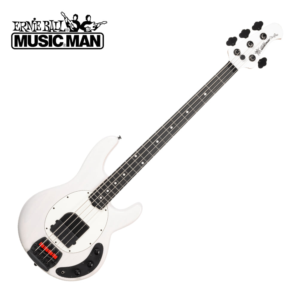 Music Man [새학기세일 쿠폰] Music Man 뮤직맨 베이스기타 TIM COMMERFORD STINGRAY - PASSIVE FIGHT NIGHT WHITE (217-TC4-51-06)