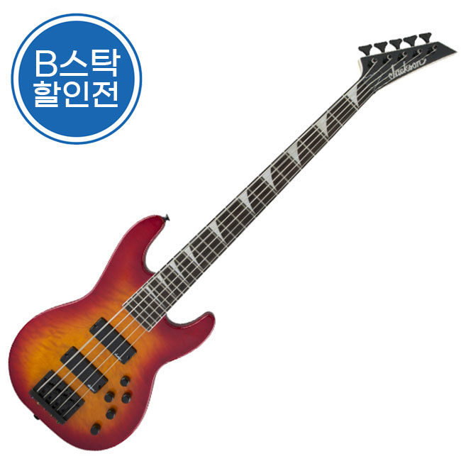 Jackson B스탁 초특가 찬스! Jackson 베이스기타 JS Series Concert Bass JS3VQ (Active) Cherry Burst 콘서트 베이스 5현