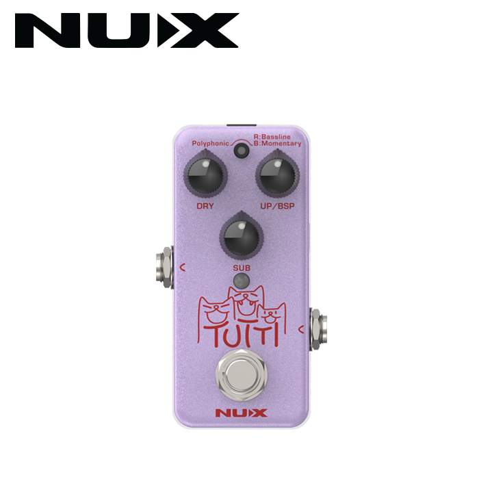 Native Instruments Nux 이펙터 TUTTI (NPO-2) Polyphonic Octave Pedal