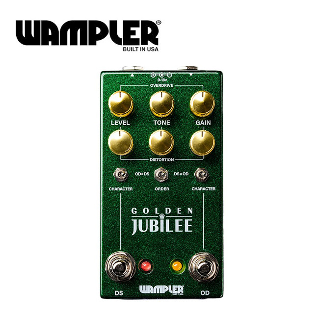 Wampler 전설적인 영국/미국 앰프 톤의 완벽한 결합! Wampler 웜플러 이펙터 Golden Jubilee
