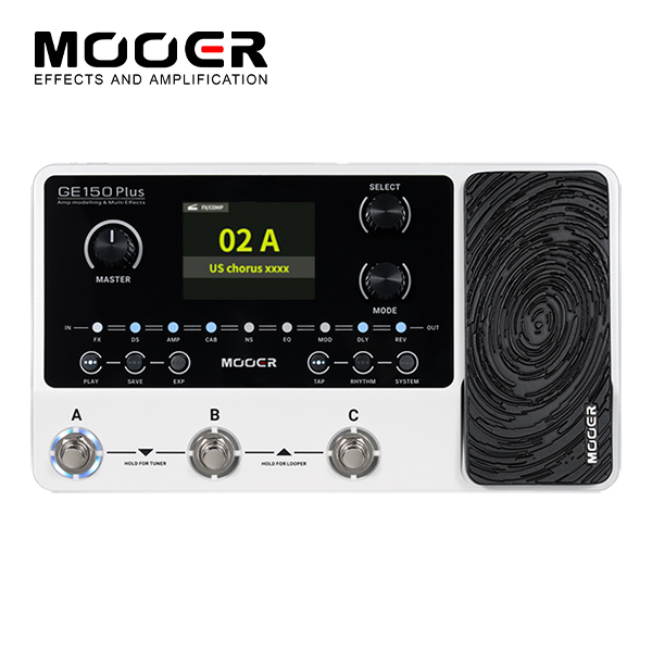 MOOER AUDIO 무어오디오 기타 멀티이펙터 GE150 PLUS (아답터 포함)