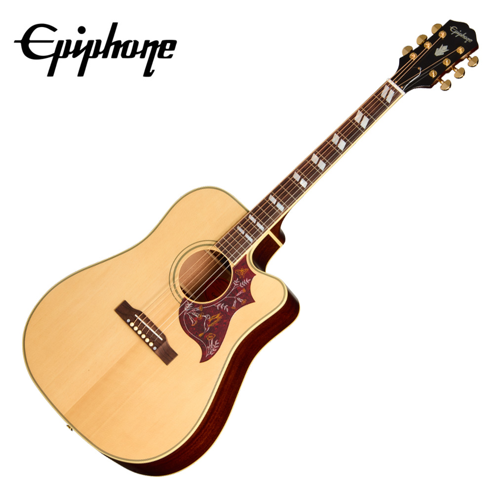 Epiphone [세일위크 쿠폰] [세일위크 쿠폰] 에피폰 Epiphone Inspired By Gibson 통기타 Hummingbird Standard EC Natural (EIAHBCNAGH1)
