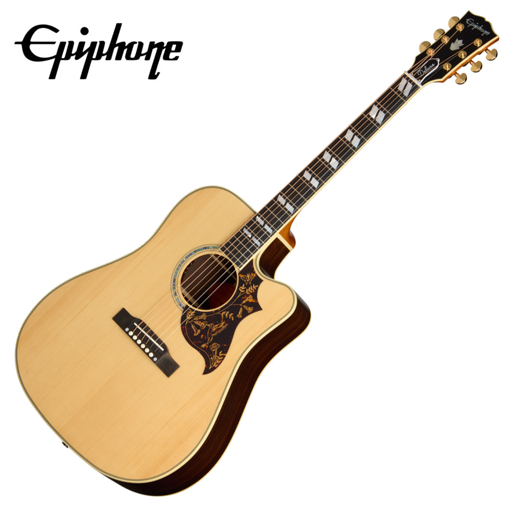 Epiphone [5월세일 쿠폰] 에피폰 Epiphone 통기타 Hummingbird Deluxe EC Natural (ECHBDECNAGH1)