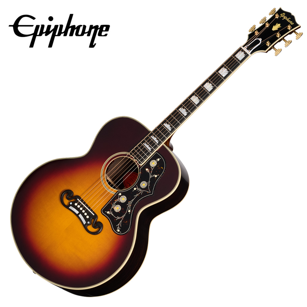 Epiphone 에피폰 Epiphone 통기타 Pre-War SJ-200 Rosewood Reissue Vintage Sunburst (ECPW200VSGH1)