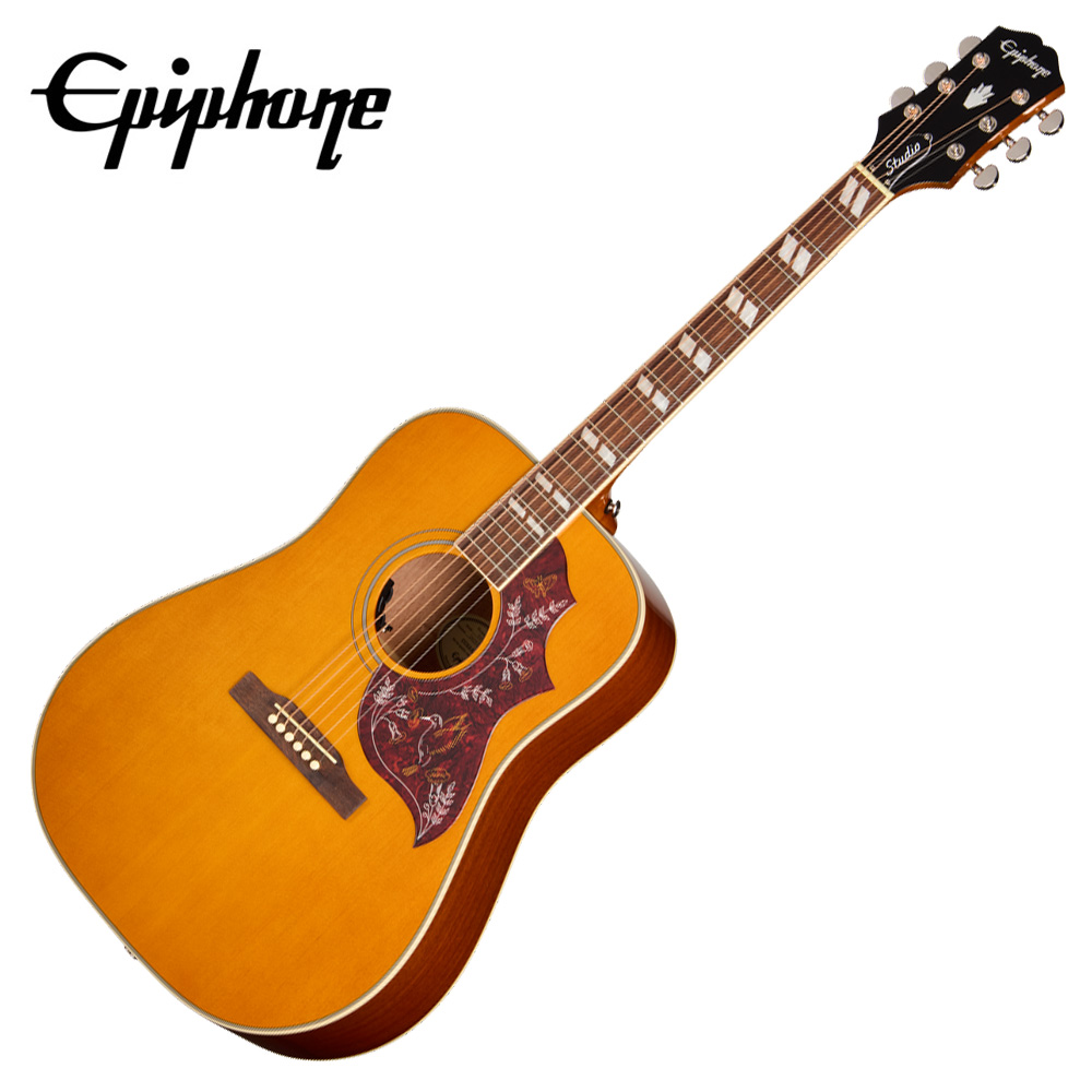 Epiphone [5월세일 쿠폰] 에피폰 Epiphone 통기타 Hummingbird Studio EC Antique Natural (EASHCANNH1)