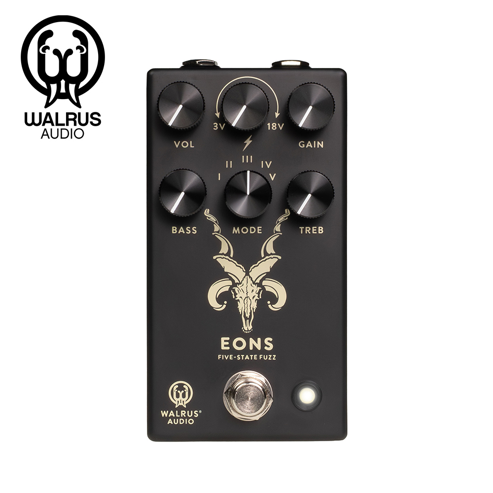 Walrus Audio Black Variants 시리즈 Walrus Audio 이펙터 Eons / 5-모드 퍼즈 페달
