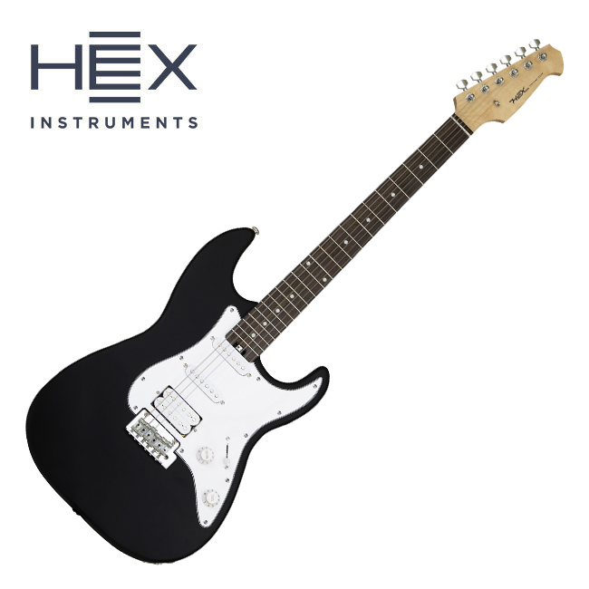 헥스 HEX 일렉기타 E100 Standard S/BK (Black Satin)