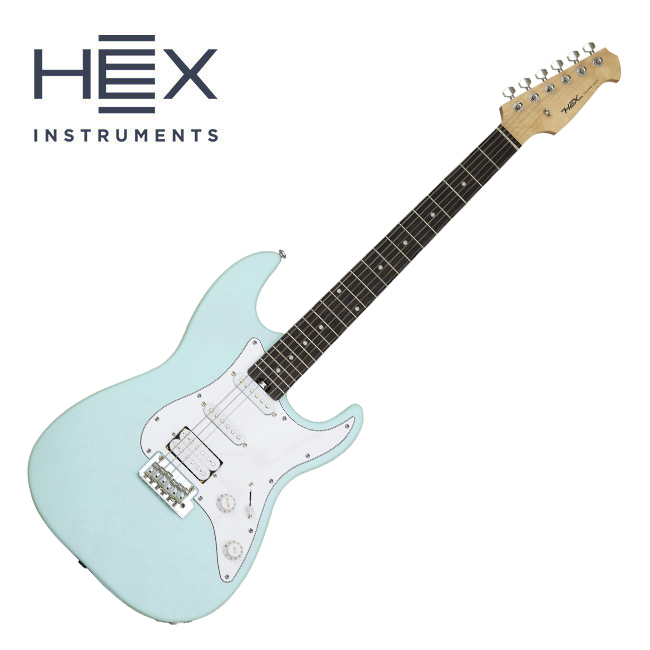 Blue Microphones 헥스 HEX 일렉기타 E100 Standard S/DB (Daphne Blue Satin)