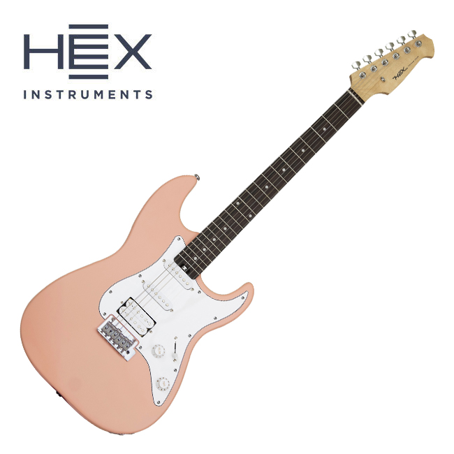 헥스 HEX 일렉기타 E100 Standard S/PP (Pueblo Pink Satin)