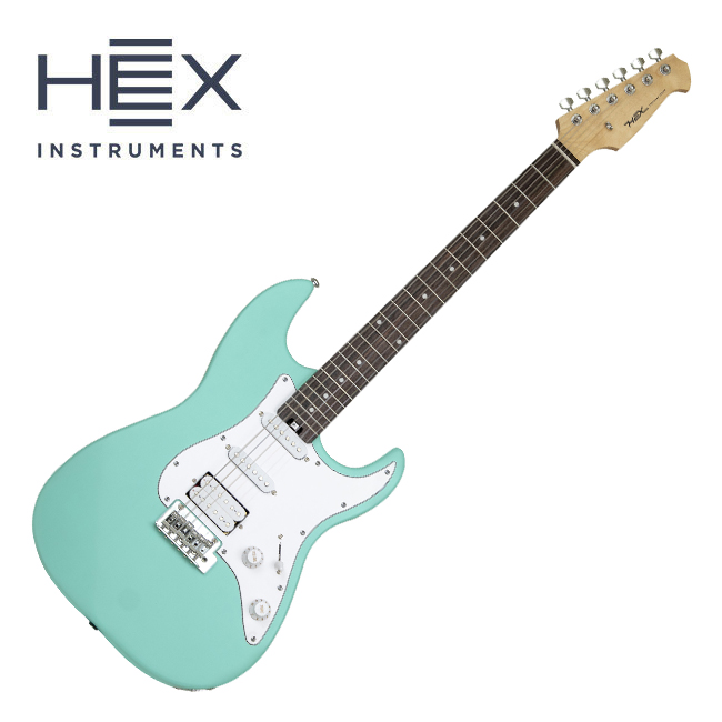 헥스 HEX 일렉기타 E100 Standard S/SFG (Surf Green Satin)