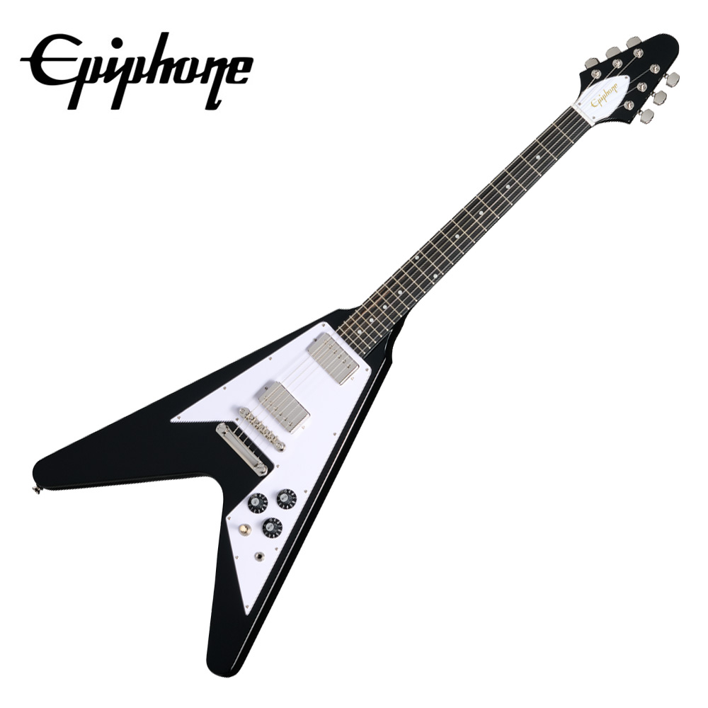 Epiphone [5월세일 쿠폰] Epiphone 에피폰 일렉기타 Flying V 70s Ebony (EIFV7EBNH1)