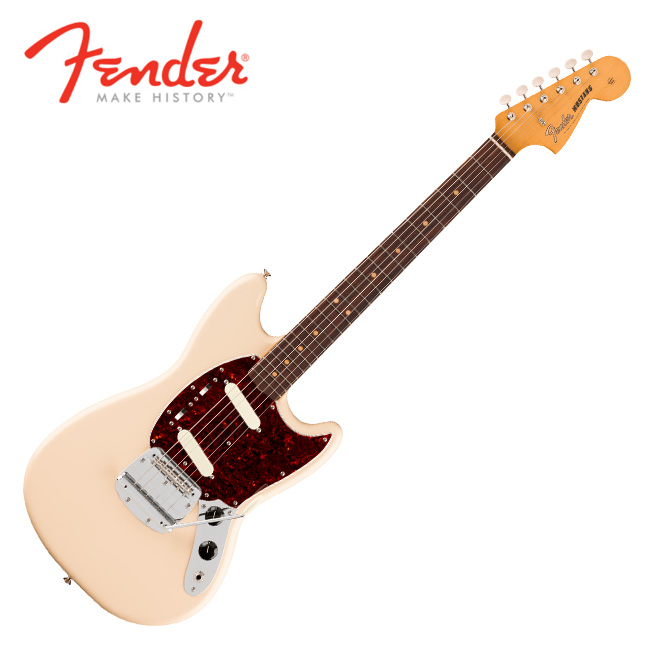 Fender VINTERA III 시리즈 출시! Fender Mexico Vintera III Late 60s Mustang Olympic White (014-9350-305)