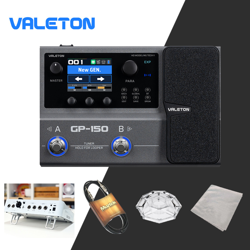 총4만원 상당 필수 아이템 증정!! Valeton 베일톤 GP-150 멀티이펙트 프로세서 / Snaptone NAM & IR 로더