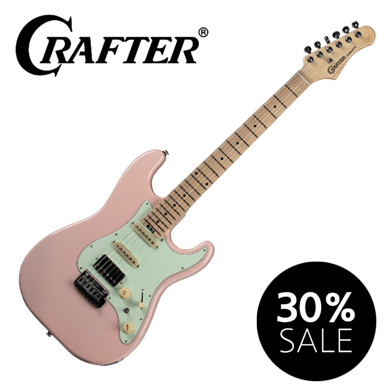 Crafter 크래프터 역대급 파격 세일!  CRAFTER 크래프터 일렉기타 Charlotte M Seoul Pink