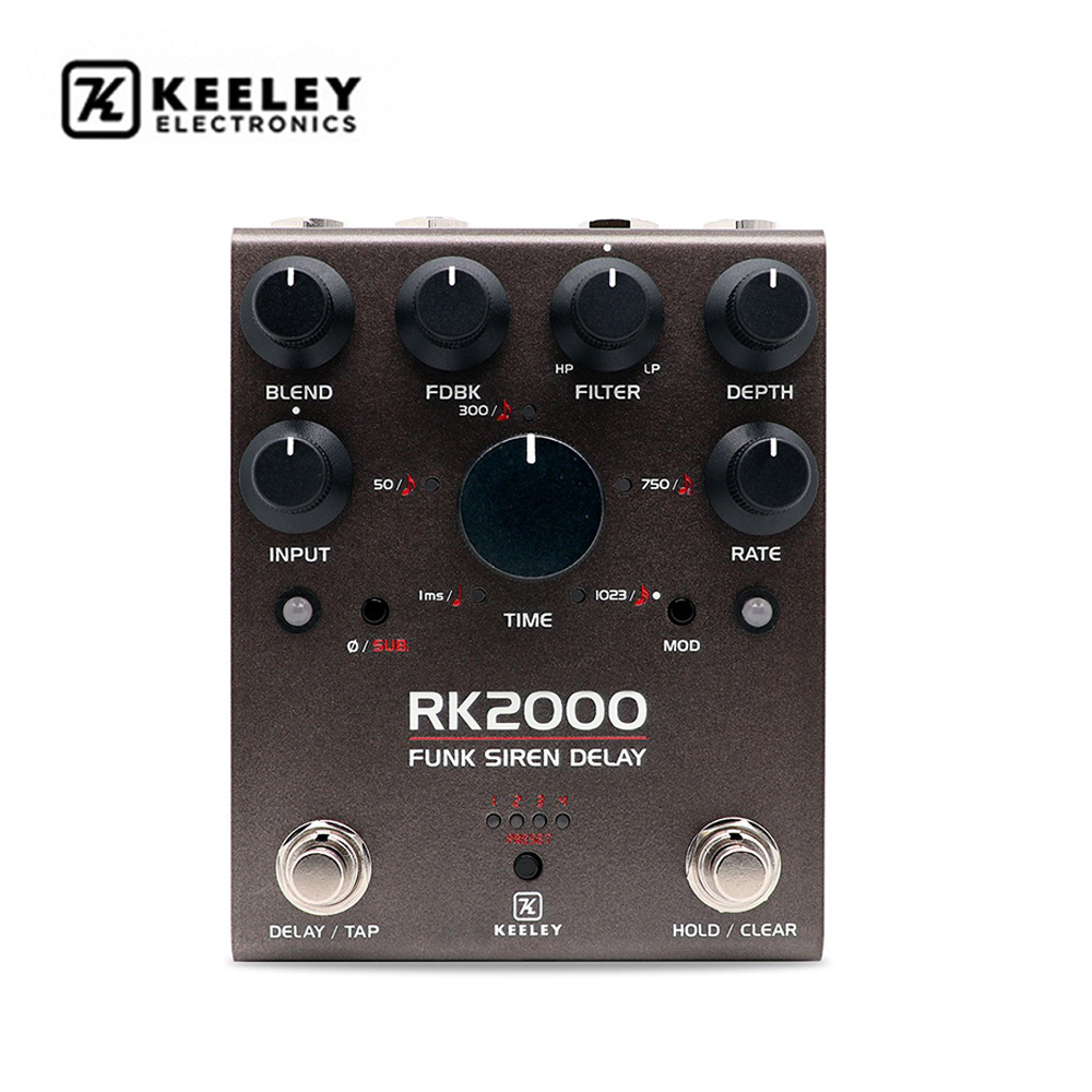 Keeley 이펙터 RK2000 Funk Siren Delay 딜레이