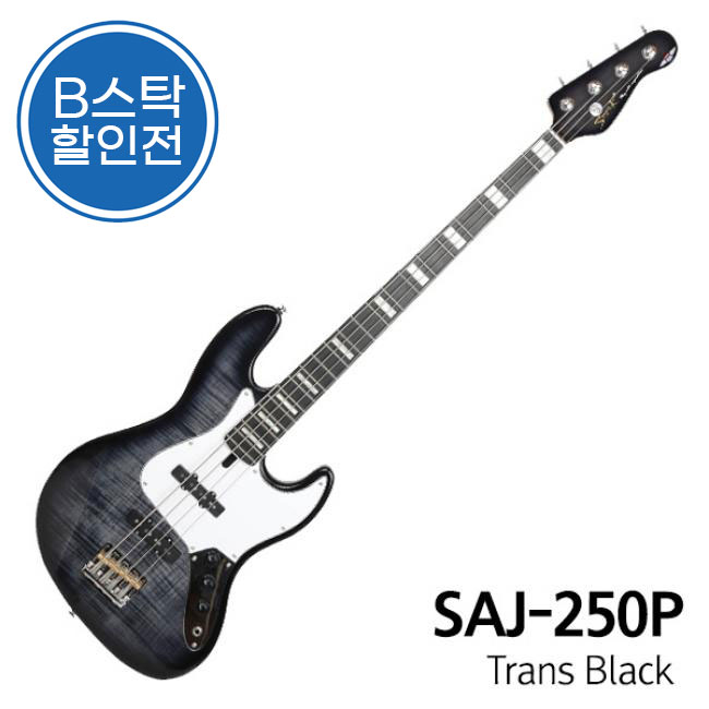 B스탁 초특가 찬스! Spear 일렉베이스 SAJ-250P Trans Black