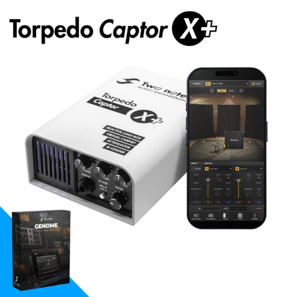 [런칭 세일] Two Notes 리액티브 로드박스 Torpedo Captor X+ (16ohm)