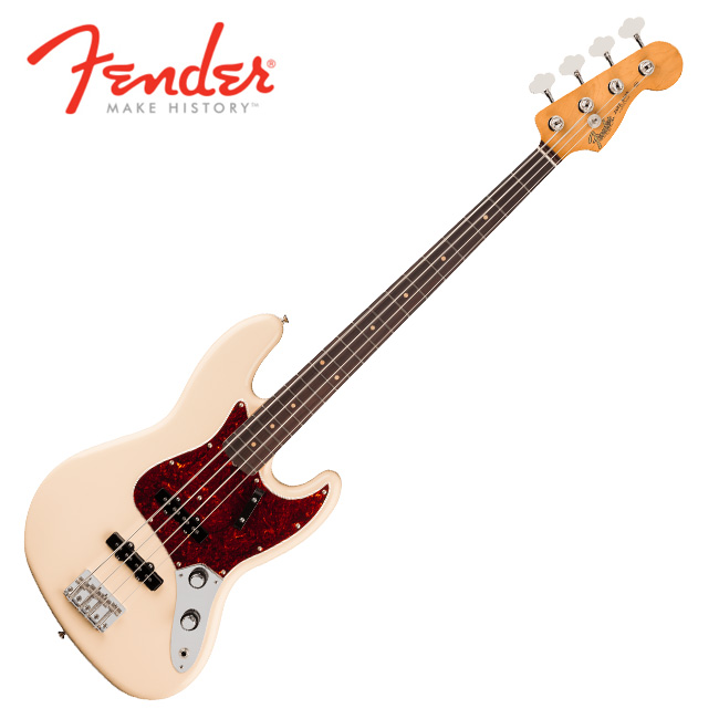Fender 펜더 예약 구매 오토락 스탠드 증정! Fender Mexico Vintera III Early 60s Jazz Bass Olympic White (014-9360-305)