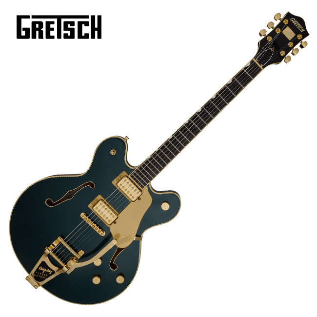Gretsch 그레치 일렉기타 Broadkaster LX Center Block with String Thru Bigsby Gold Hardware Cadillac Green (240-0760-848)