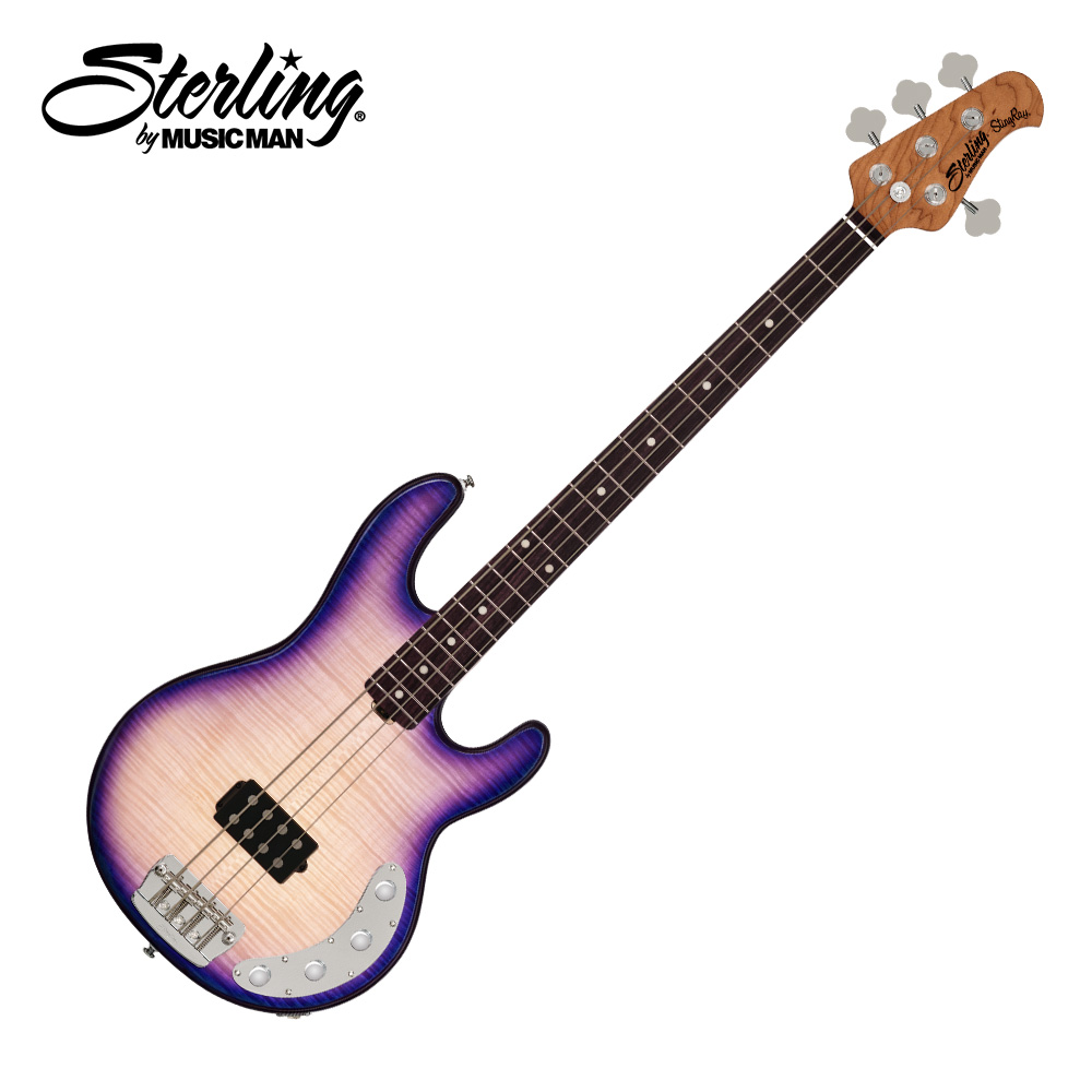 Music Man Sterling by MusicMan 베이스기타 Stingray Ray34FM Puple Sunset
