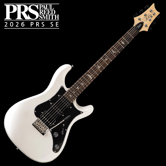 Pearl PRS SE 2026 출시! PRS SE 2026 일렉기타 Studio Standard Pearl White