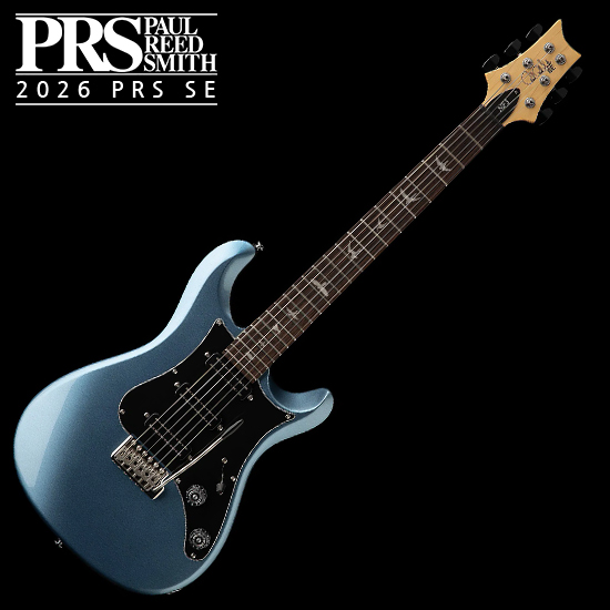 Blue Microphones PRS SE 2026 출시! PRS SE 2026 일렉기타 NF3 Maple - Ice Blue Metallic