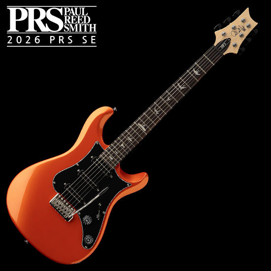 Orange PRS SE 2026 출시! PRS SE 2026 일렉기타 NF3 Maple - Metallic Orange