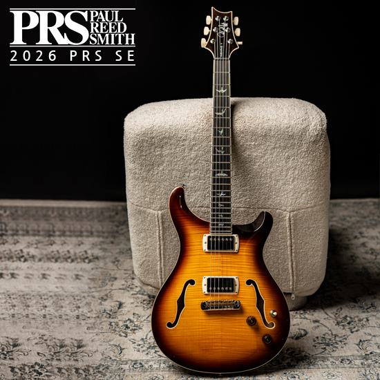 PRS SE 2026 출시! PRS SE 2026 일렉기타 Hollowbody II Special Run - McCarty Tobacco Sunburst