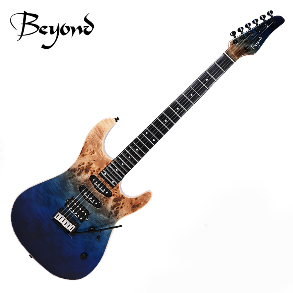 Blue Microphones Beyond 비욘드 일렉기타 Modern-055 TR HSS (Blue Burl)