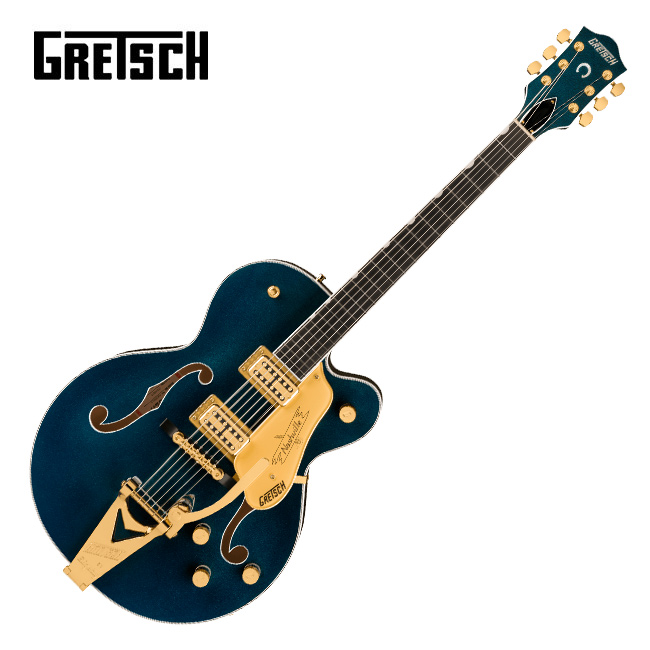 Gretsch 그레치 일렉기타 Nashville Hollow Body with String-Thru Bigsby Gold Hardware Midnight Sapphire (240-1309-833)