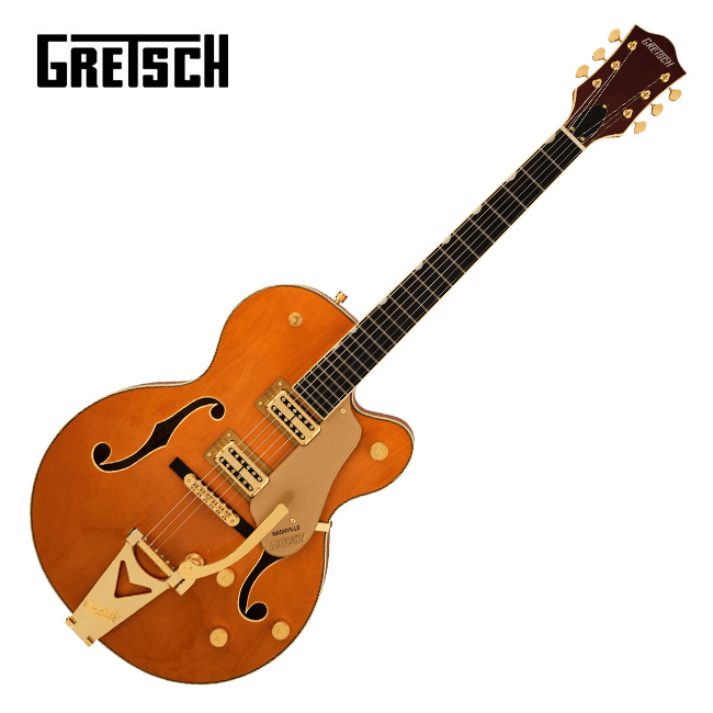 Gretsch 그레치 일렉기타 Synchromatic Nashville Hollow Body Single Cut with Bigsby 50s Orange Satin (250-6411-512)