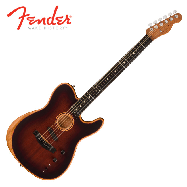 Fender American Acoustasonic Telecaster All Mahogany Bourbon Burst (097-2013-137)