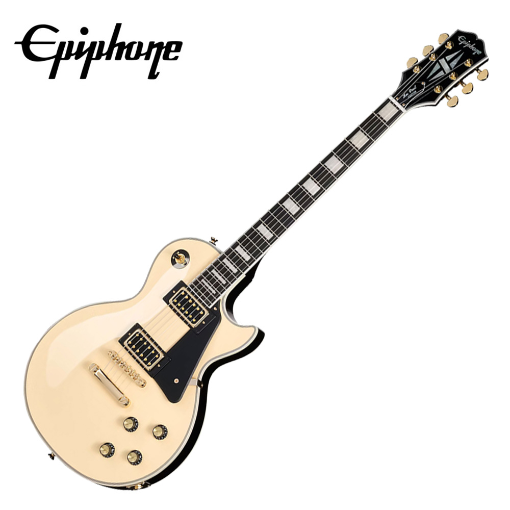 Epiphone 에피폰 일렉기타 Les Paul Custom Blackback Antique Ivory (EILPCAIGH3)