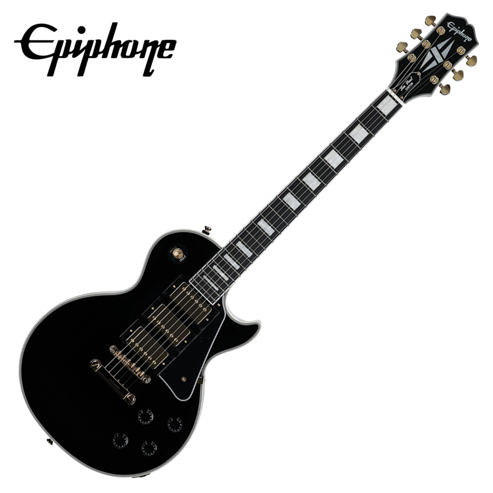 Epiphone 에피폰 일렉기타 Les Paul Custom 3-Pickup Ebony (EILPC3EBGH3)