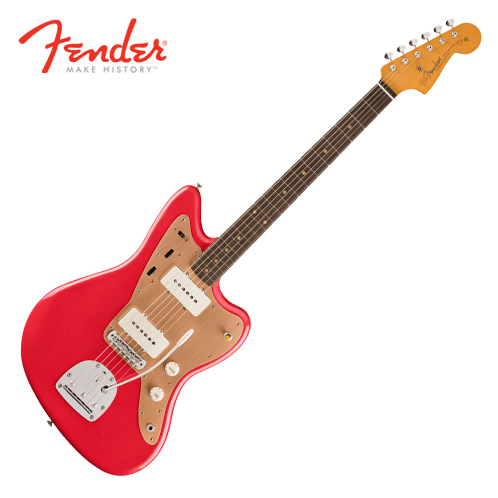 Fender Mexico Limited Edition Vintera II Road Worn 50s Jazzmaster Fiesta Red (014-9080-340)