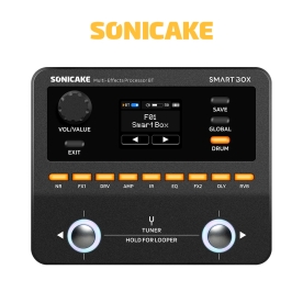 Native Instruments [NAM & IR 로드 지원] Sonicake 소니케이크 휴대용 멀티이펙터 Smart Box 스마트 박스 (QME-20)